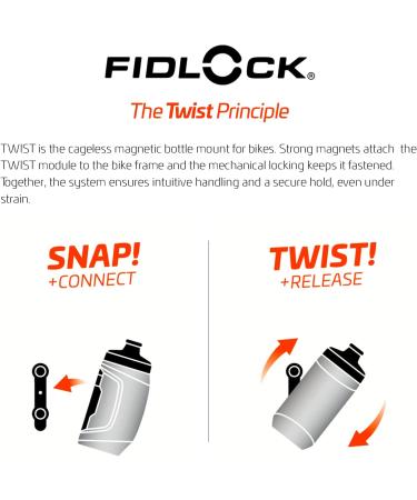 Fidlock 450ml Magnetic Bottle Holder for Bicycles - Secure Lightweight & Easy to Use | Perfect for Racing Bikes - Buy Online on GoSupps.com