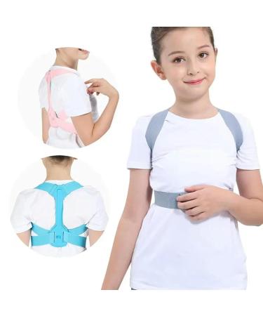Adjustable Posture Corrector Back Support Girls Shoulder Belt Rectify Straighten gray Medium - Buy Online on GoSupps.com