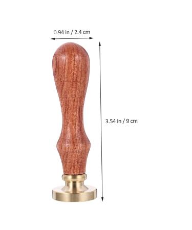 1pc Dispensing Plate Tool for Powder & Espresso - Eyeshadow Tamper & Pressing Stamp with Wooden Handle | Perfect for Makeup & Art - Buy Online on GoSupps.com