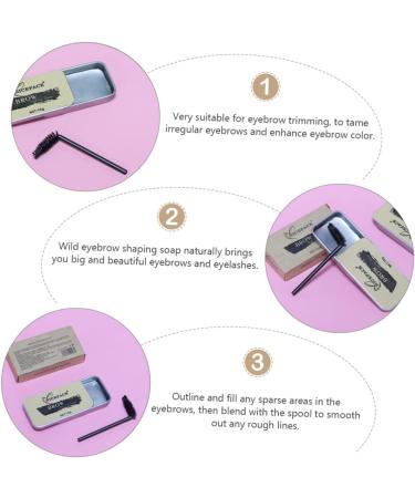 FRCOLOR 3 Sets Eyebrow Soap Makeup Kit Bar Soap Natural Wax Eyebrow Styling Cream Eyebrow Cream Fluffy Woman - Buy Online on GoSupps.com