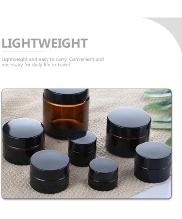 Beaupretty Travel Container Clear Jar 6 Sets 20g Empty Glass Cream Jar Bottle Vials Portable Cosmetic Container Travel Pot with Screw Cap Lids for Creams Toners Lip Balms Travel Container Clear Jar - Buy Online on GoSupps.com