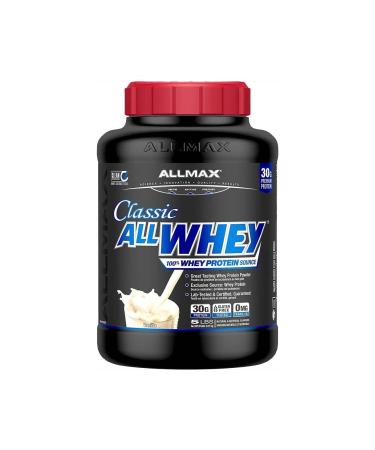 ALLMAX Nutrition - ALLWHEY Classic - 100% Whey Protein - Vanilla - 5 Pound Protein Supplement Powder