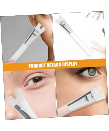 PLAFOPE 4pcs Nose Shadow Highlighter Brush Do Not Eat Powder Nose Shadow Brush Miss White Aluminum Tube - Buy Online on GoSupps.com