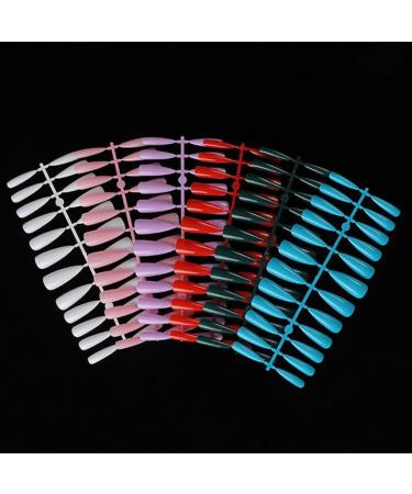 dijiusidy 1 Set Press on Nails Almond Extra Long Wear Tips Full Coverage Art Decals Beauty Tool DIY Manicure Kit Decorations - Buy Online on GoSupps.com