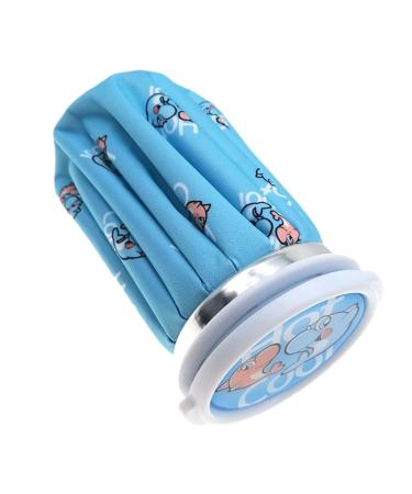 Ice Bags for Injuries Ice Bag for Hot and Cold Use - Leakproof Menstrual Hot Water Bag with Wide Mouth Eases Headache Throbbing Swelling Wisdom Teeth Pochy