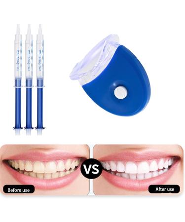 TTeeth Whitening Kit 3 3ml Whitening Gel Pen with Professional LED Light Reduce Sensitive Teeth Whitening Kit Remove Stains Whiten Teeth Quick Resultsner Kit White Teeth for Fast Result - Buy Online on GoSupps.com
