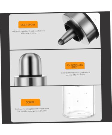 BESTonZON 3 Pcs Lecythus Salad Oil Dispenser Oil Bottle Pourer Vinegar Container Ketchup Bottle Olive Oil Dispenser Syrup Bottles Sauce Dispenser Bbq Oil Bottle Soybean Paste Leakproof Glass 6X20CMx3pcs As Shownx3pcs - Buy Online on GoSupps.com