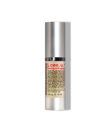 Sircuit Skin I. CEE. U.+ Firming Anti-Aging Eye Gel - Soothing Eye Moisturizer with Jojoba Oil Shea Butter Kombucha - Eye Lifting Gel Promotes the Appearance of Youthful Looking Skin (0.5 oz)