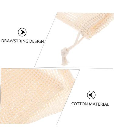 Beaupretty 20 Pcs Soap Storage Bags - Mesh Soap Container & Body Scrubber | Travel Bath Supplies | Cotton Linen Massage - Buy Online on GoSupps.com