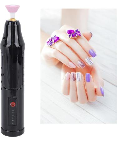 Electric Nail Drill Automatically Polish Powerful Cordless Electric Nail File Kit High Tech Technology for Professional Use (Black) - Buy Online on GoSupps.com