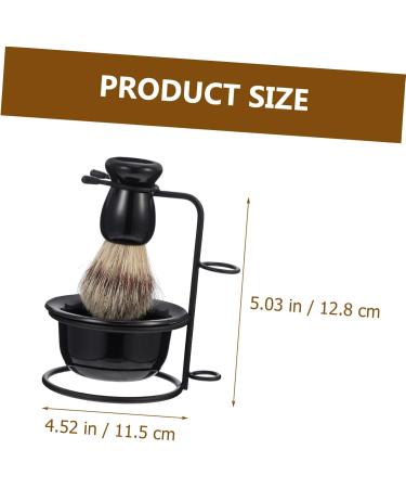 Beavorty Beard Shaving Set - Razi Brick Razor Soap Brush & Holder for Men | Premium Shaving Accessories - Buy Online on GoSupps.com