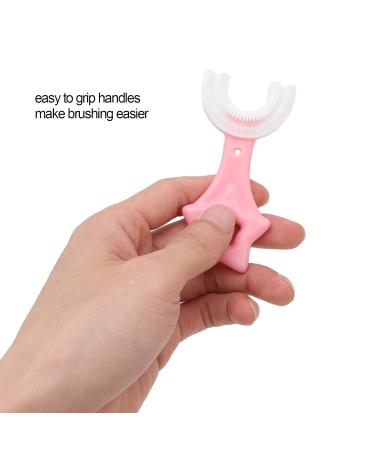 Kcabret Children's U-Shaped Toothbrush - 360 Soft Silicone Brush for Toddlers & Kids - Perfect Oral Care for Little Ones - Buy Online on GoSupps.com