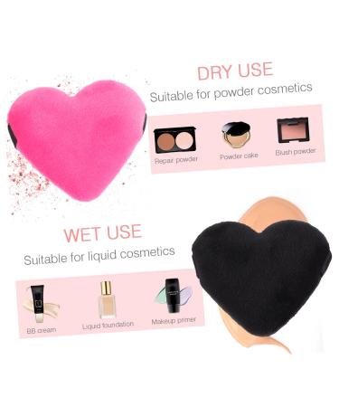 FRCOLOR 45 Pcs Heart Puff Makeup Sponge Set - Premium Beauty Applicators & Powder Puffs for Flawless Makeup - Ideal for Women & Spa Use - Buy Online on GoSupps.com