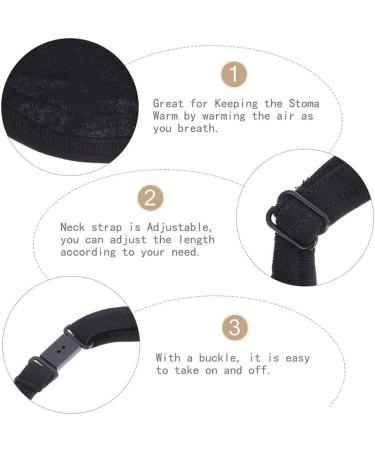 Bluezy Trachea & Stoma Cover Set | Breathable Dustproof Protection for Tracheostomy & Larynx - 2 Pieces - Buy Online on GoSupps.com