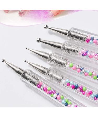 5ST Nail Kits: Gemstone & Pearl Tip Pens for Manicure Accessories | Rhinestone Packer & Grain Pencil - Buy Online on GoSupps.com