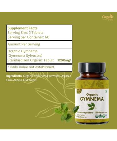 ORGANIC SPREE Gymnema & Paneer DODI Phool USDA Organic Gymnema Sylvestre 120 Tablets & Withania Coagulans 150g Supports Metabolic Wellness* - Buy Online on GoSupps.com