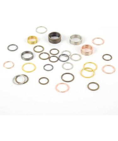 60PCS Flat Keychain Rings Bulk Assortment - Home & Car Key Keyrings Set (Silver) - 4 Sizes: 0.98INCH, 1.10INCH, 1.25INCH, 1.37INCH - Buy Online on GoSupps.com