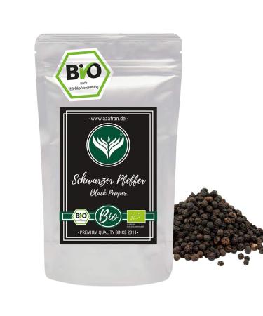 Azafran ORGANIC pepper (peppercorns whole) suitable for pepper mills black 250g Sri Lanka - Buy Online on GoSupps.com