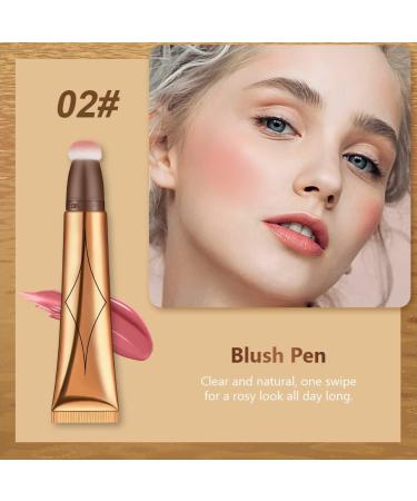 AOOWU Contour Beauty Wand Liquid Highlighter & Matte Blush - Long Lasting, Lightweight Makeup with Cushion Applicator - Buy Online on GoSupps.com