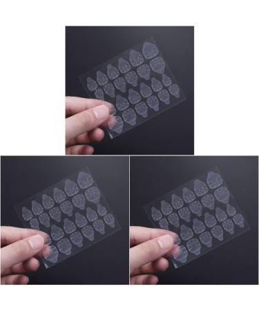  COHEALI COHEALI 48 Sheets Nail Glue Printed False Nail Tips Nail Art Supplies Adhesive Nail Glue Stickers for Nails Double-Sided Nail Glue Sticker - Buy Online on GoSupps.com