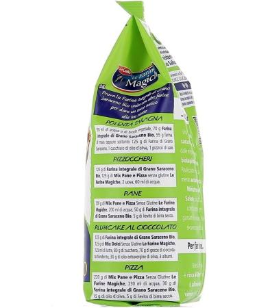 3x Lo conte The magic flours Buckwheat boekweit 500g glutenvrij Volkorn - Buy Online on GoSupps.com