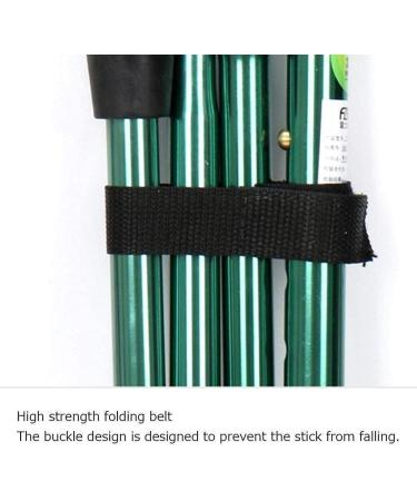 Cane Elderly Folding Walking Stick Lightweight Portable Aluminum Height Adjustable Walking Aid Crutches for Elderly Old Man Man Woman Male Female Disabled Inj Made in China Run forward - Buy Online on GoSupps.com