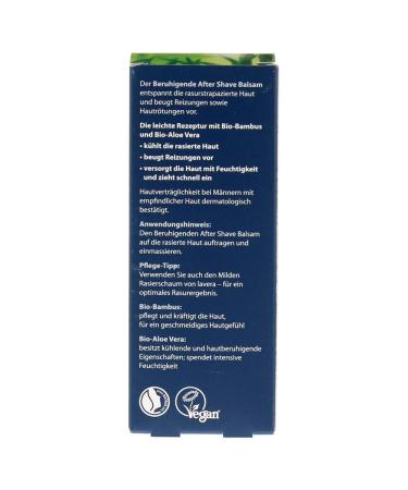 Lavera After Shave Balm 50 ml | Soothing Care for Sensitive Skin | International Shipping Available - Buy Online on GoSupps.com