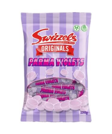 130G Swizzels Original Parma Violets - A Classic and Delicious Assortment of Candy Packaging may vary