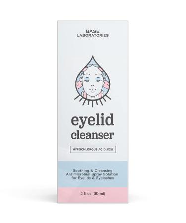 Hypochlorous Acid Eyelid Cleanser Spray 0.02% - Stye & Blepharitis Treatment - 60ml - Buy Online on GoSupps.com