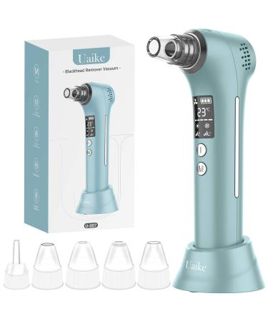 Blackhead Remover Pore Vacuum Cleaner - Uaike Electric Facial Ion Blackhead Extractor Tool Device with 5 Adjustable Suction Power and 5 Probes - Upgraded Hot and Cold Skin Care for Women and Men Uaike Blackhead Remover - Buy Online on GoSupps.com