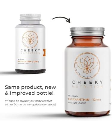 Cheeky Nutrition Astaxanthin 12mg 180 Softgels - Powerful Antioxidant for Immune, Skin, Cardio, Brain & Eye Health - Buy Online on GoSupps.com