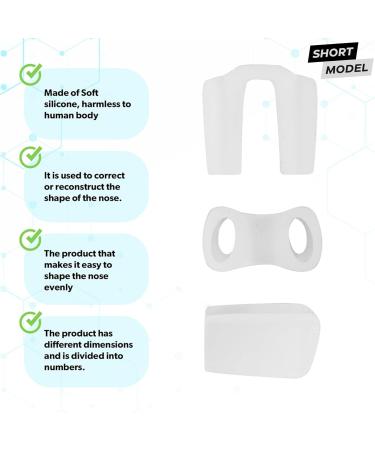 Nostril Retainer Short Model - Ideal for Rhinoplasty Recovery | 100% Silicone Nose Support System - Buy Online on GoSupps.com