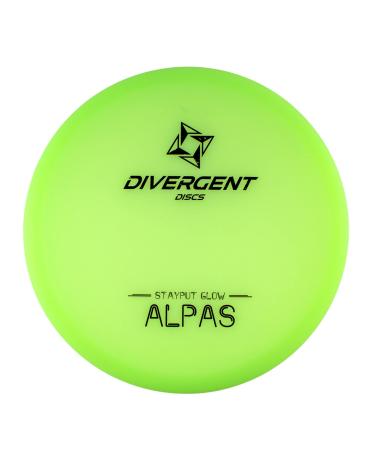 Divergent Discs Alpas StayPut Glow Putt & Approach Disc - Glow in The Dark Disc for Night Rounds
