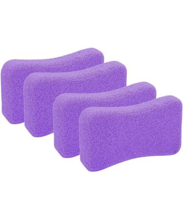 4-Piece Pumice Stone Set for Massage Callus Peeling & Foot Care - Purple Pedicure Scrubber - Buy Online on GoSupps.com