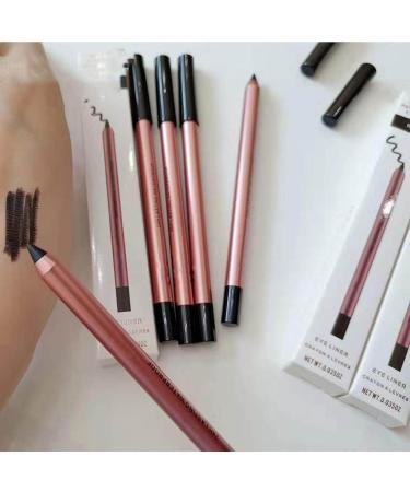 Custom Dual End Adhesive Liquid Eye Liner Pen Delineadores Winged Instant Eyeliner Durable And Sweatproof Eyeliner Face Make up (Black One Size) 1 count (Pack of 1) Black - Buy Online on GoSupps.com