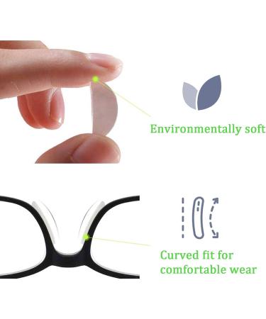 20 Pairs Anti-Slide Silicone Glasses Nose Pads - Self-Adhesive Soft Pads for Glasses & Sunglasses - Buy Online on GoSupps.com