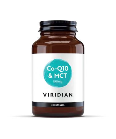Viridian CoQ10 with MCT 100mg 30 Vegi bouchons