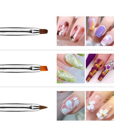 8pcs Double Ended Nail Art Brushes & Dotting Tools Set for DIY Manicure - Women's Nail Art Pens & Painting Brushes - Buy Online on GoSupps.com