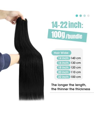 Youngsee Real Hair Whip Extensions 55cm - Premium Weft Hair Extensions for Gorgeous Volume - Buy Online on GoSupps.com