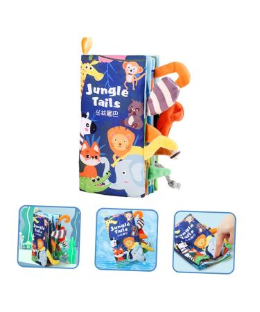 SECFOU Cloth Book Stroller Accessories - Crinkle Paper Book with Touch and Feel Fabric - Baby Bath and Stroller Accessory for Interactive Learning - Buy Online on GoSupps.com