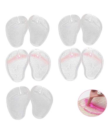 Dbaily 6 pairs toe protection sandals flip gel pillow pad silicone mini toe protection for toe sandals flip flop gel inserts wake up into