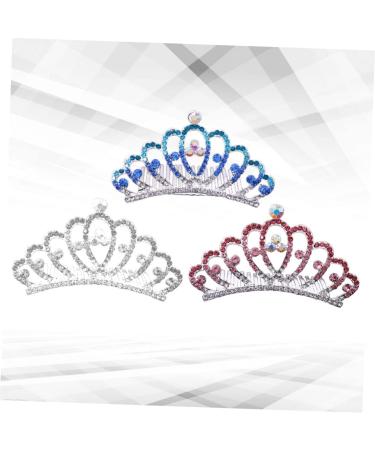 Beaupretty Kids girls princess Side hair comb Mini Tiara Hair Clips combs for kids Princess Accessories kids comb women Tiara Comb mini tiara comb multicolor girl child Comb - Buy Online on GoSupps.com