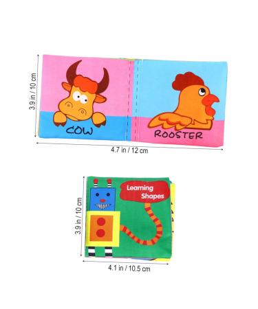 Buy iBasenice 12 Pcs Toy Cloth Book - Children's Animal Reading Material - Soft Safe & Engaging Baby Books - International Shipping Available! - Buy Online on GoSupps.com
