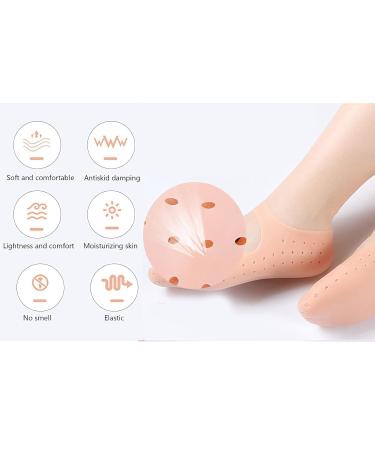Moisturizing Silicone Gel Socks for Plantar Fasciitis Relief | Anti-Crack Foot Care | International Shipping Available - Buy Online on GoSupps.com