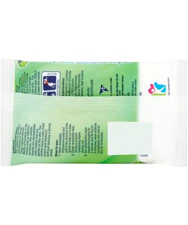 Dettol 2-In-1 Antibacterial Wipes - 15 Wipes | Kills 99.9% of Germs | Disinfectant Wipes - Buy Online on GoSupps.com