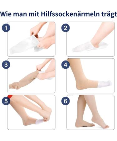 Buy 2 Pairs Medical Compression Stockings for Men & Women | 20-30 mmHg Ankle Support & Gradient Compression for Varicose Veins - Beige & Black (XXL) - Buy Online on GoSupps.com