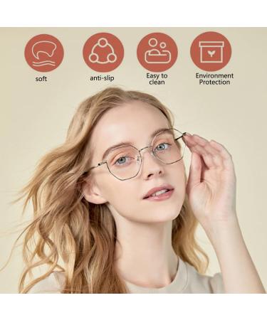 20 Pairs Silicone Nose Pads | Transparent Slipproof Air Chamber Pads for Glasses & Sunglasses | Soft Comfortable Accessories - Buy Online on GoSupps.com