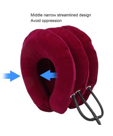 Buy Necks Traction Device for Pain Relief | Soft Inflatable Cervical Neck Stretcher Collar for All Necks Ideal for Seniors | International Shipping Available - Buy Online on GoSupps.com