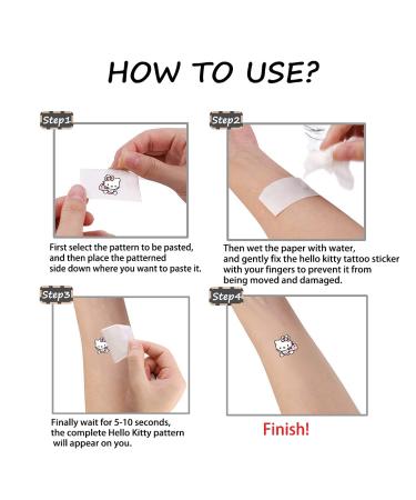 WENSHEN Cat Tattoos 100PCS - Cute Temporary Tattoos for Kids Girls Birthday Party Decorations - Buy Online on GoSupps.com