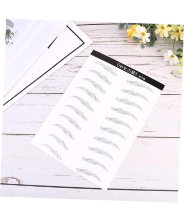 SOESFOUFU 2 Pairs Hair- Eyebrows Eyebrow Stickers Eyebrowsb Simulation Eyebrow Makeup Tools Water Proof 3d - Buy Online on GoSupps.com